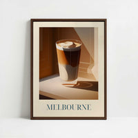 Framed Canvas - Framed canvas in dark wood color frame
