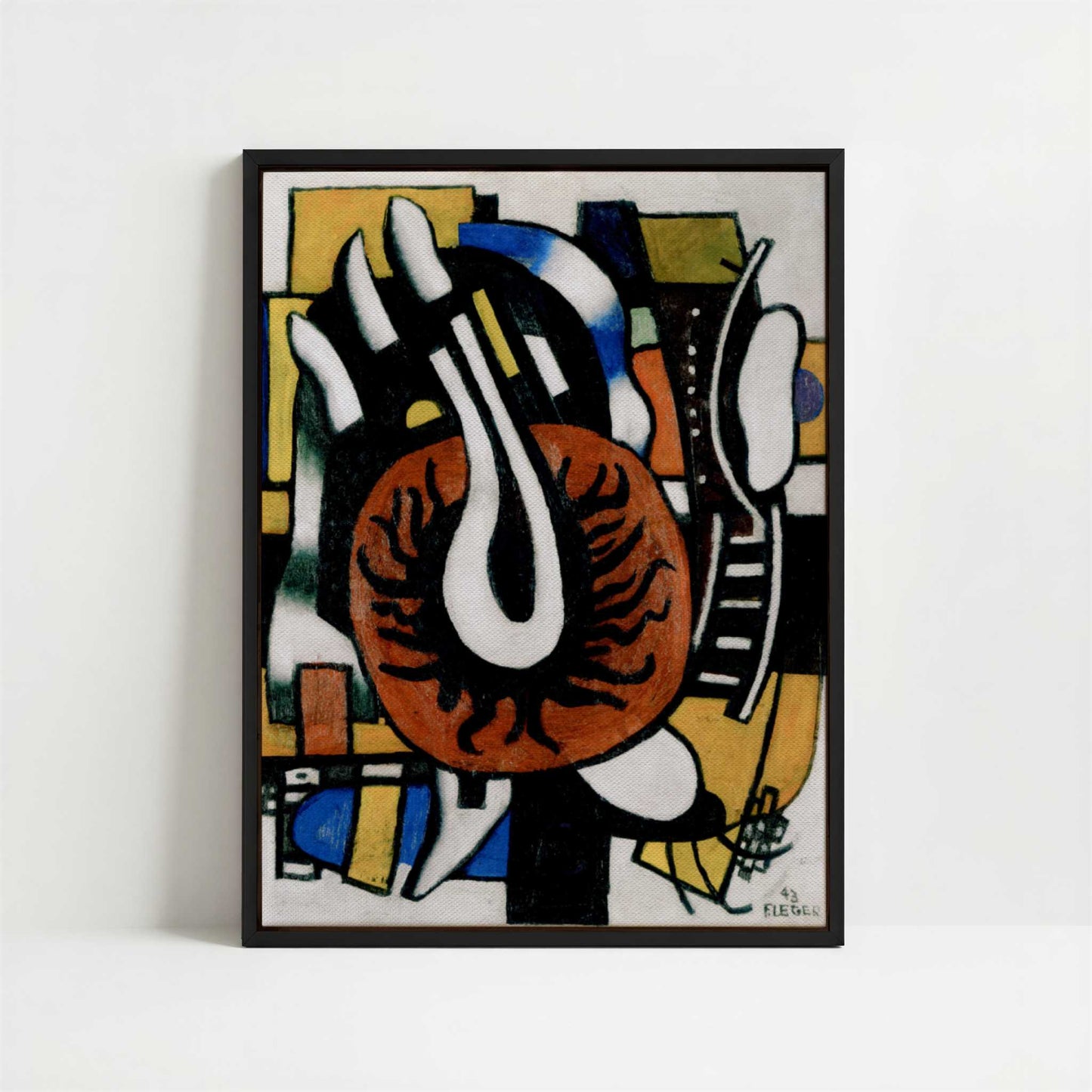 Framed Canvas - Framed canvas in black frame