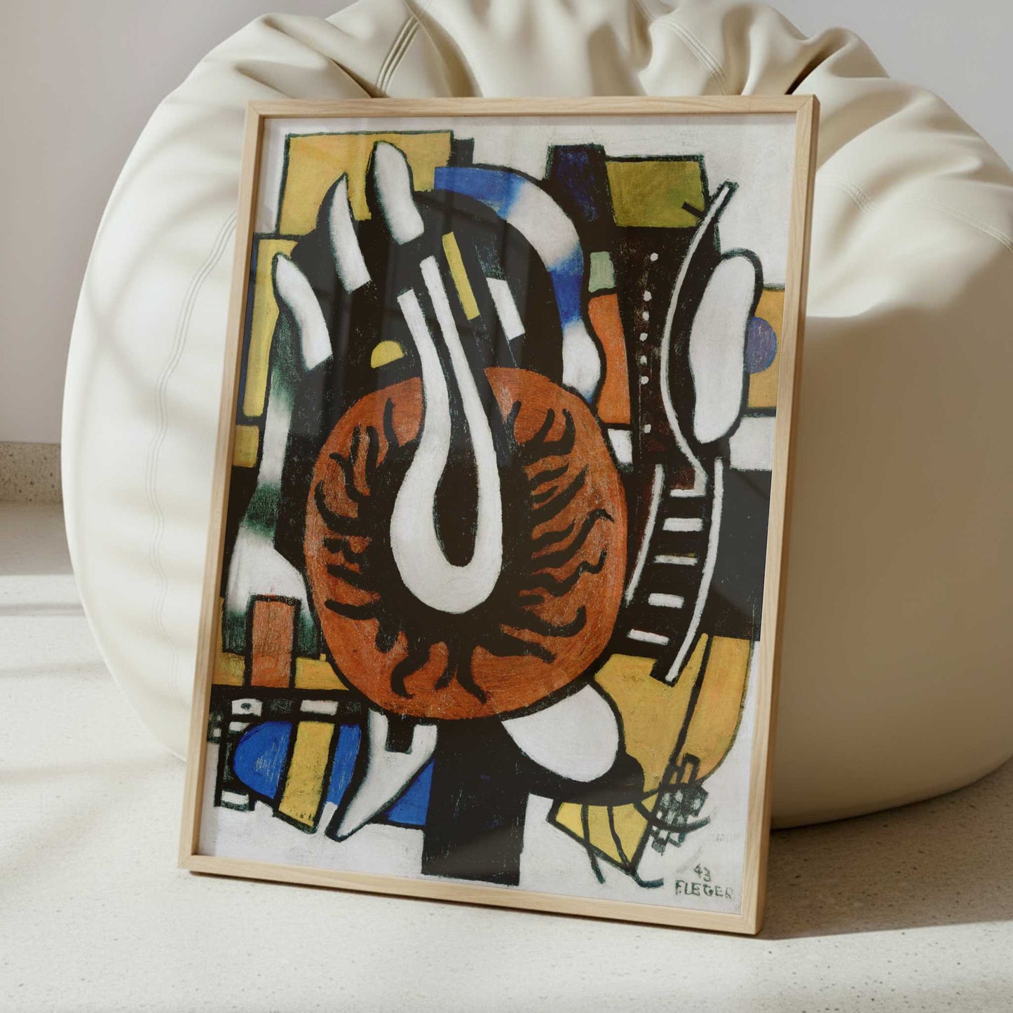 The Red Disc (1943) by Fernand Léger – Art Print - Interior inspiration