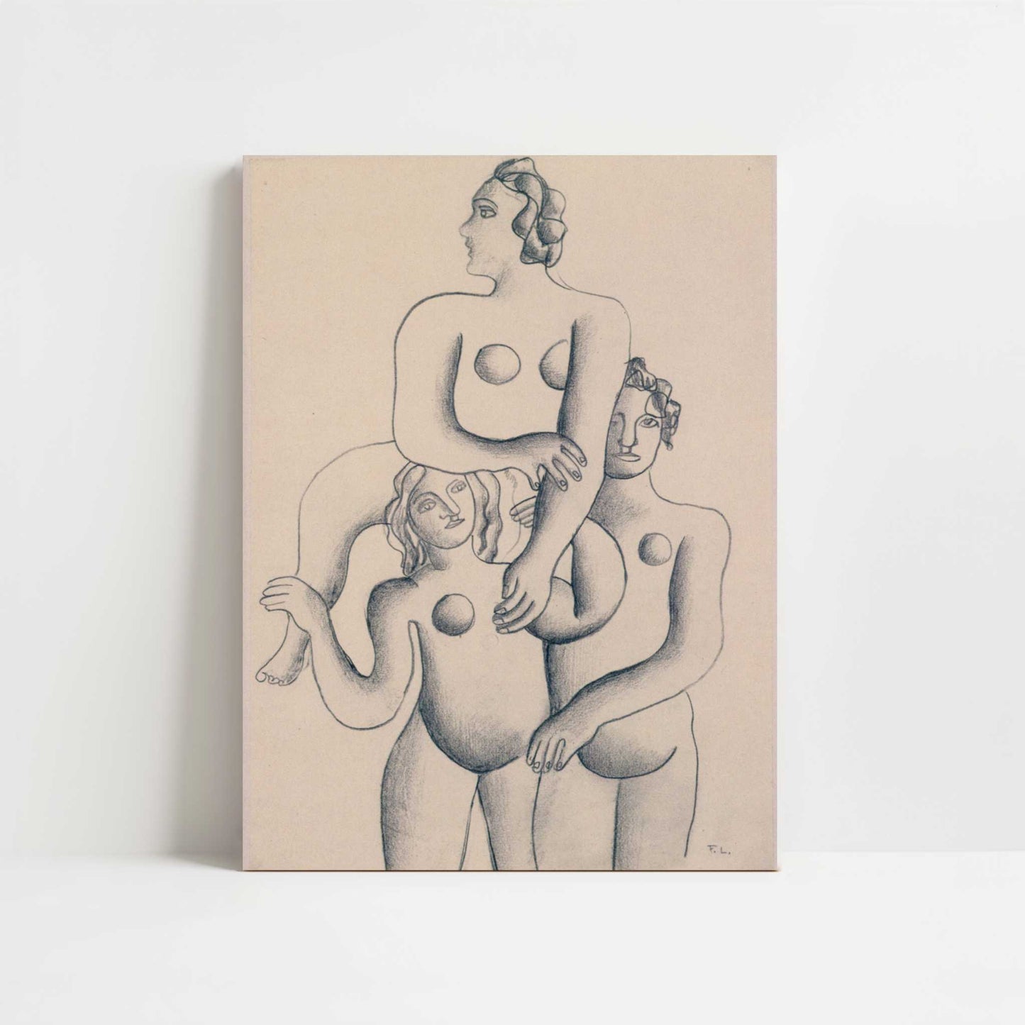 Acrobats (1932) by Fernand Léger – Art Print - Unframed art print