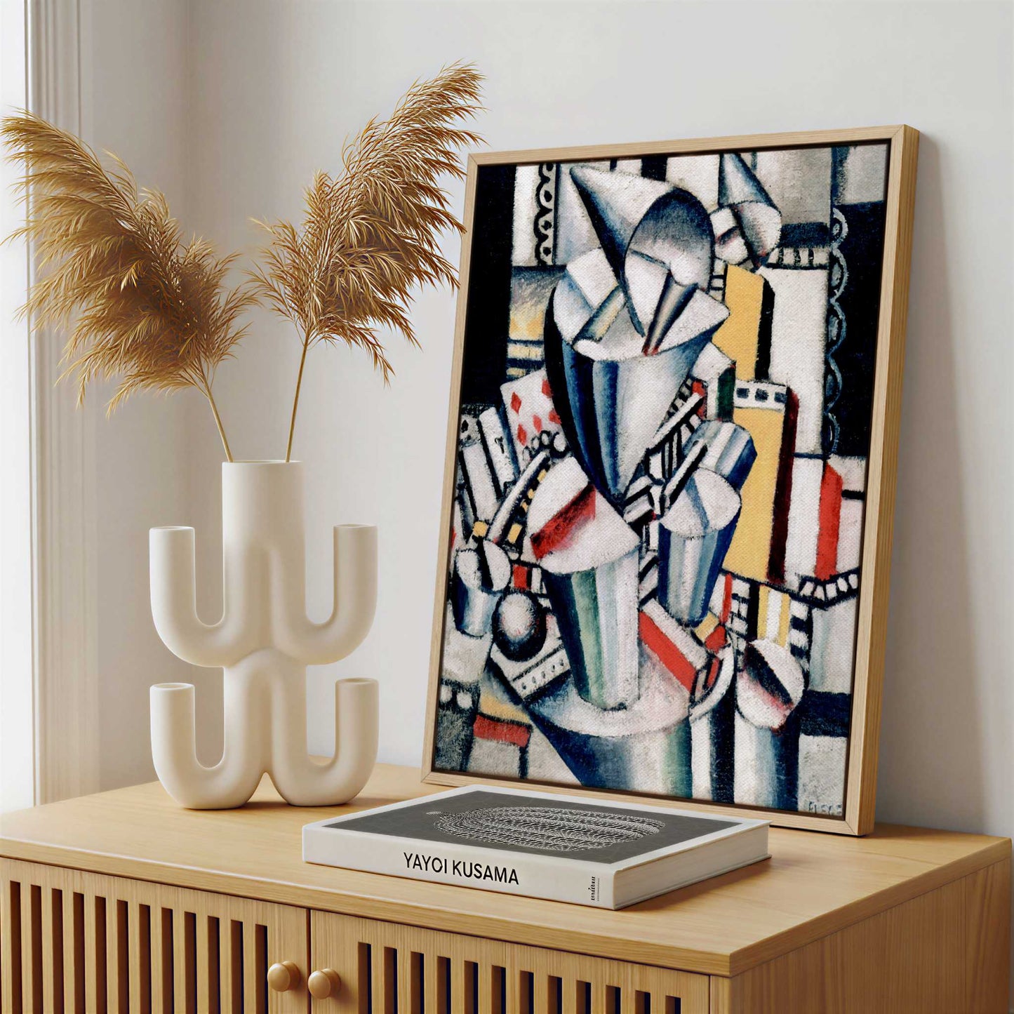 Framed Canvas - Framed canvas in a stylish interior setting