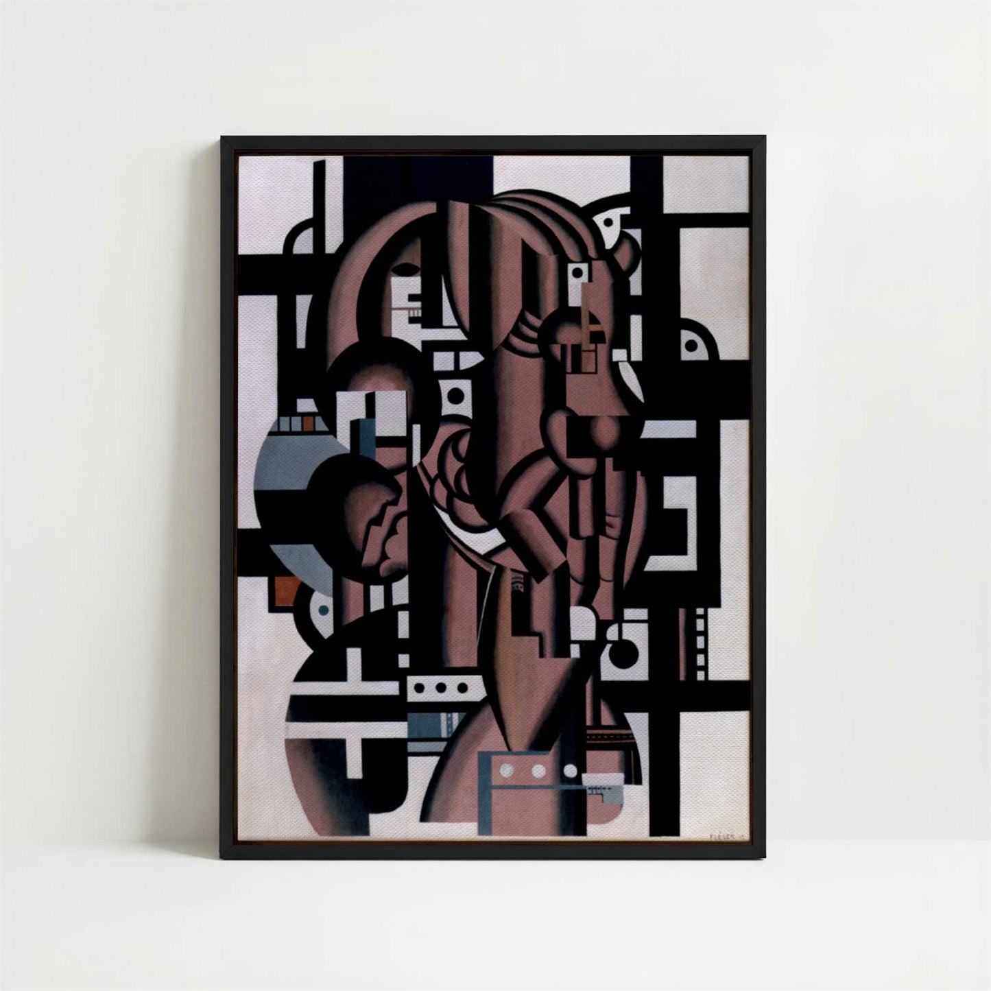 Framed Canvas - Framed canvas in black frame