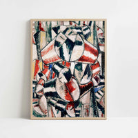 Contrast of Shapes (1914) by Fernand Léger – Art Print - Art print in oak frame