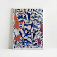 Contrasting Forms (1913) by Fernand Léger – Art Print - Art print in white frame