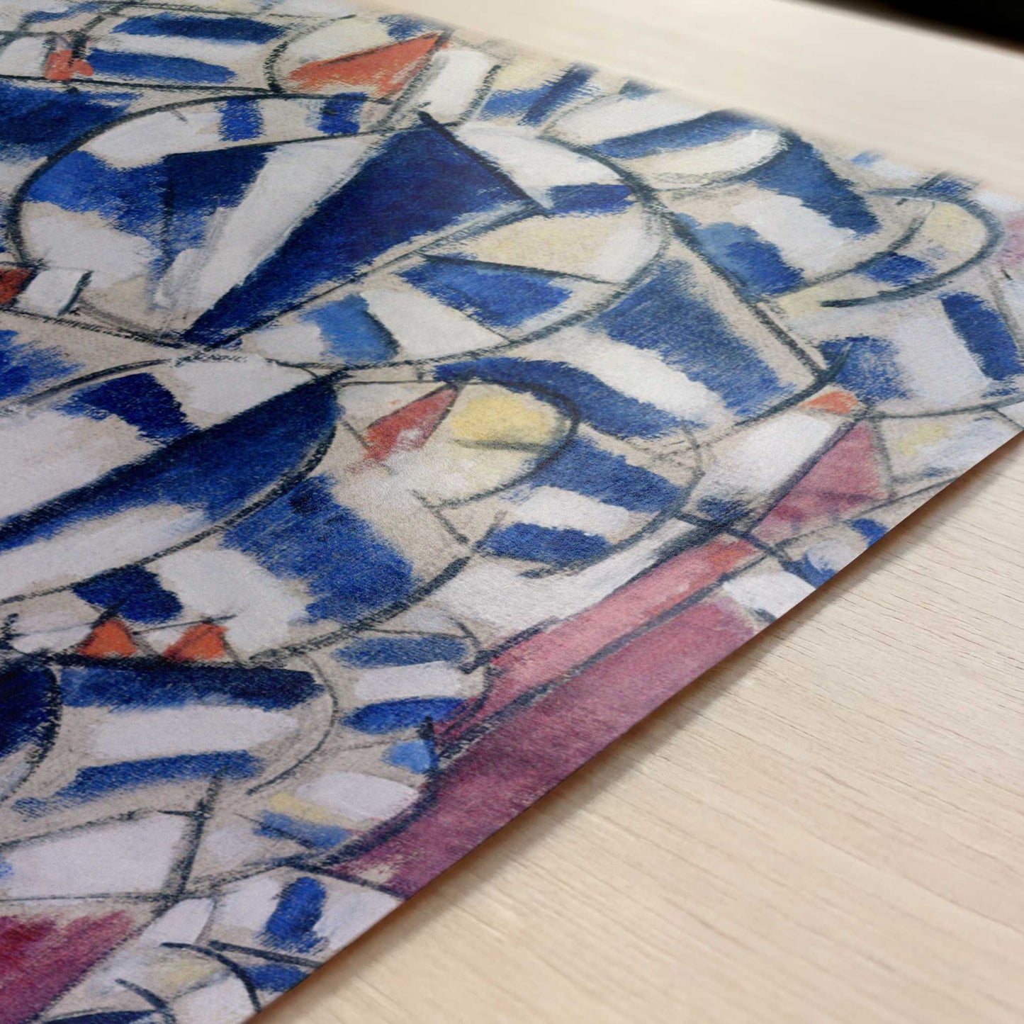 Contrasting Forms (1913) by Fernand Léger – Art Print - Close-up detail of the art print