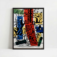 Framed Canvas - Framed canvas in black frame