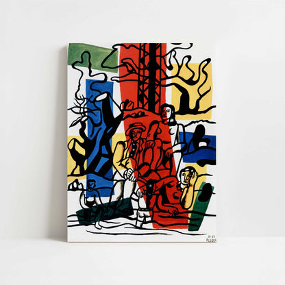 Country Outing (1952-3) by Fernand Léger – Art Print - Unframed art print