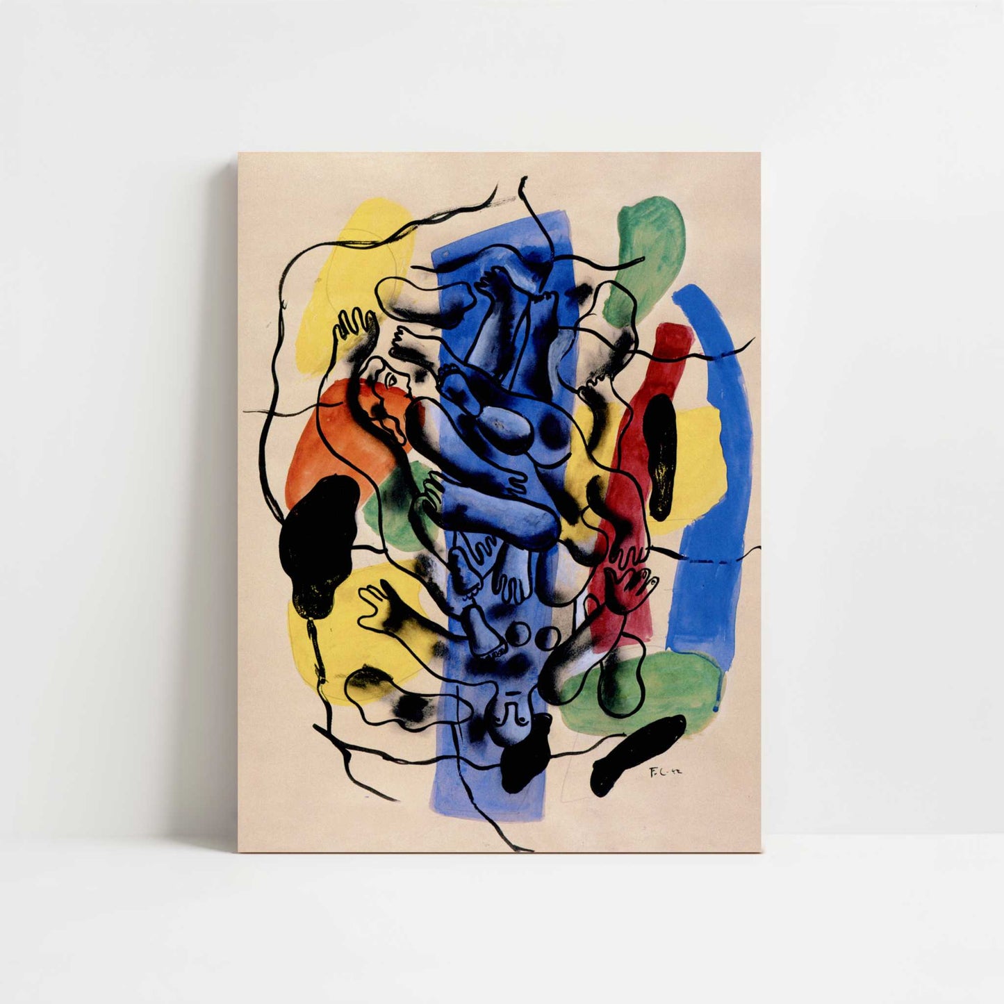 Divers (1942) by Fernand Léger – Art Print - Unframed art print