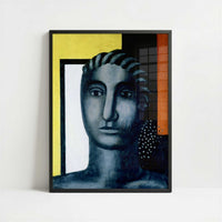 Figure (1929) by Fernand Léger – Art Print - Art print in black frame