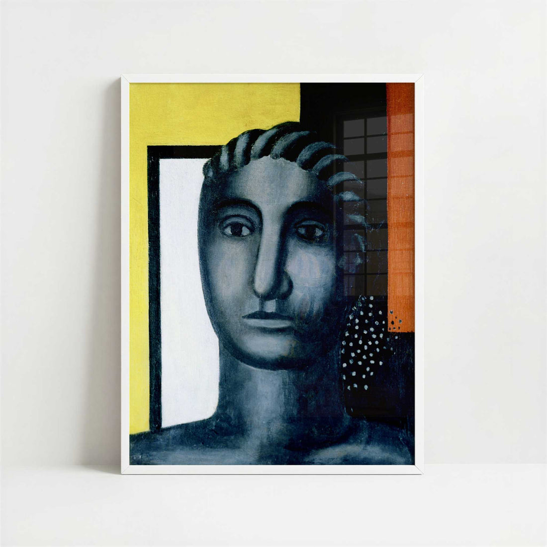 Figure (1929) by Fernand Léger – Art Print - Art print in white frame