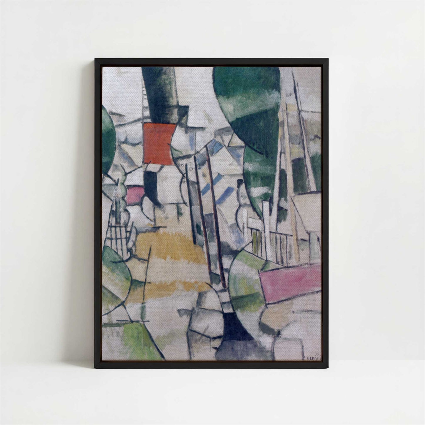 Framed Canvas - Framed canvas in black frame