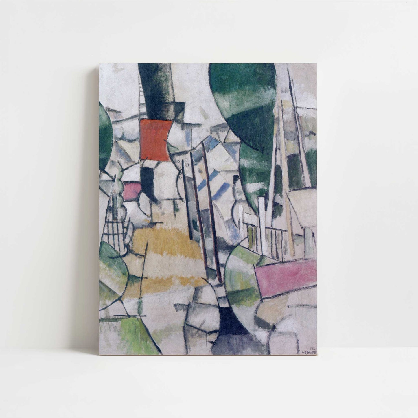 Level Crossing (1912) by Fernand Léger – Art Print - Unframed art print