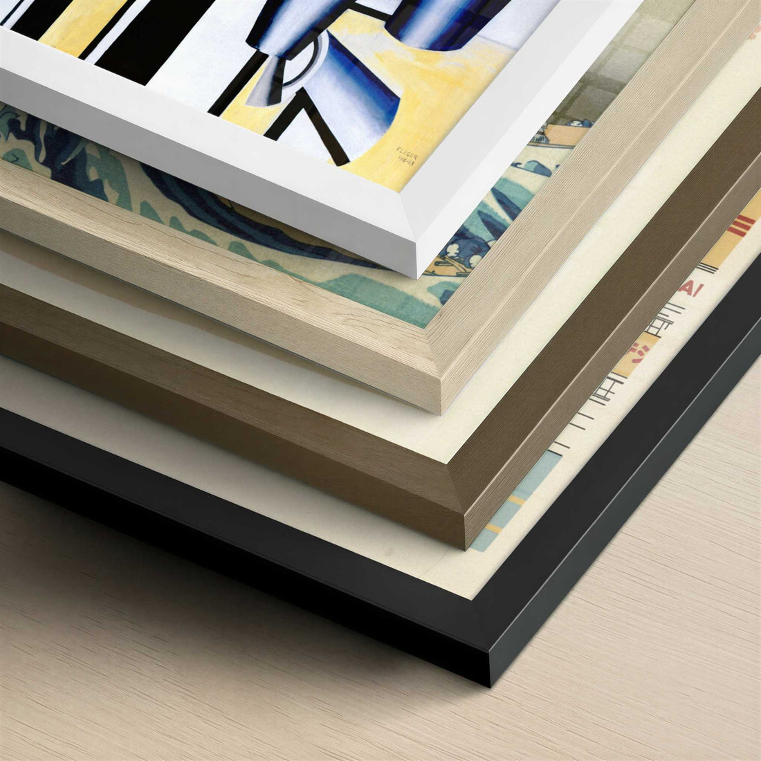 Mechanical Elements (1918-23) by Fernand Léger – Art Print - Close-up detail of the different frames