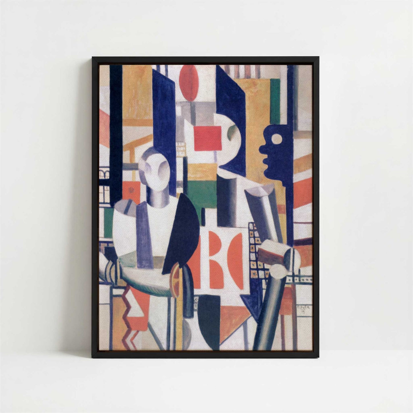 Framed Canvas - Framed canvas in black frame