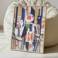 Men in a Town (1919) by Fernand Léger – Art Print - Interior inspiration