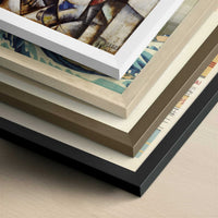 Nude Model in the Studio (1912-13) by Fernand Léger – Art Print - Close-up detail of the different frames