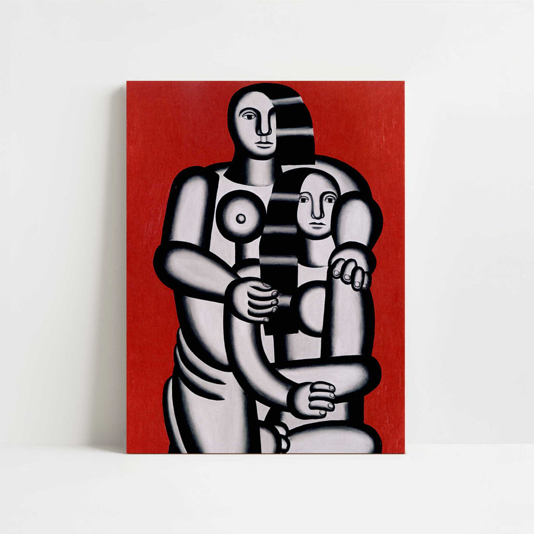 Nudes on Red Background (1923) by Fernand Léger – Art Print - Unframed art print