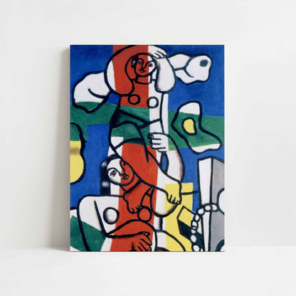 Polychrome Acrobats (1951) by Fernand Léger – Art Print - Unframed art print