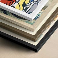 Polychrome Acrobats (1951) by Fernand Léger – Art Print - Close-up detail of the different frames