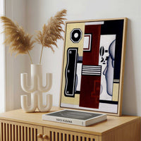 Framed Canvas - Framed canvas in a stylish interior setting