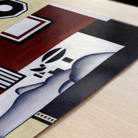 Profile (1926) by Fernand Léger – Art Print - Close-up detail of the art print