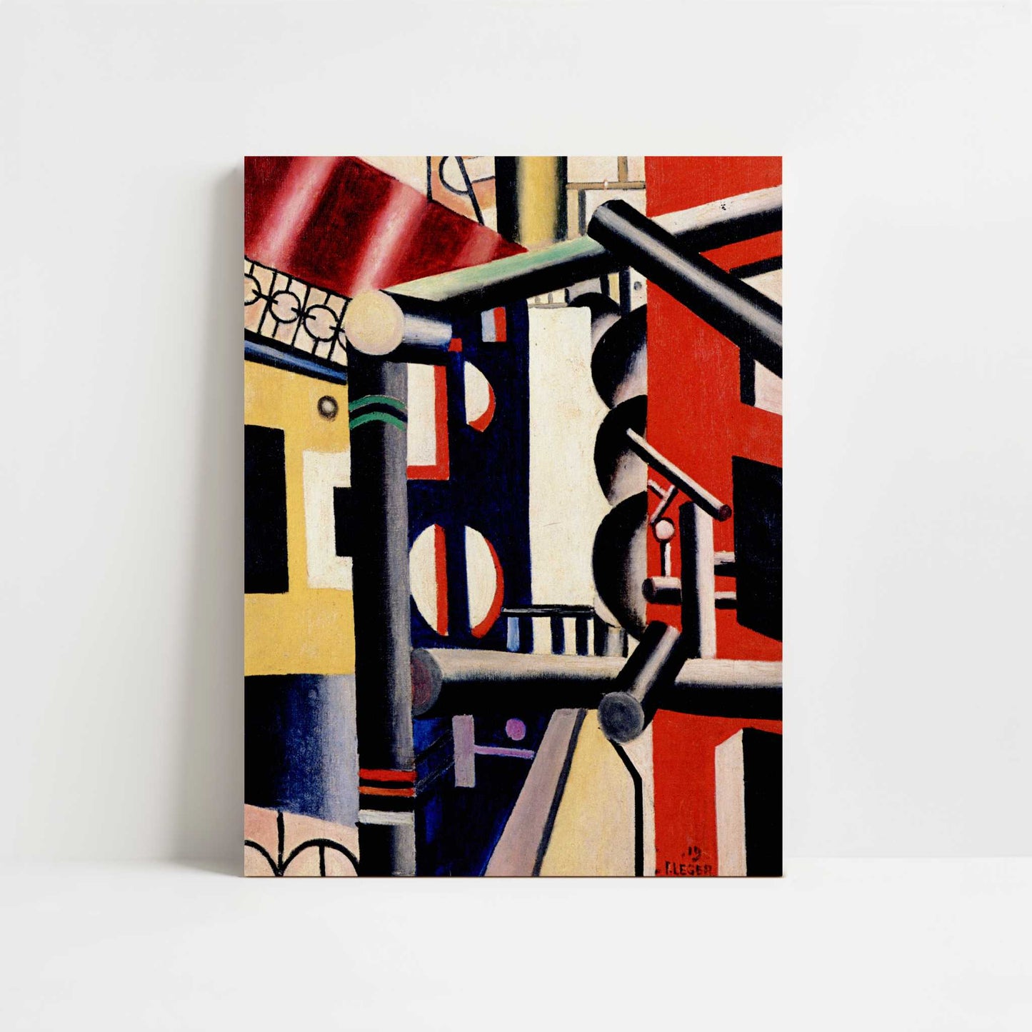 Scaffolding (1919) by Fernand Léger – Art Print - Unframed art print