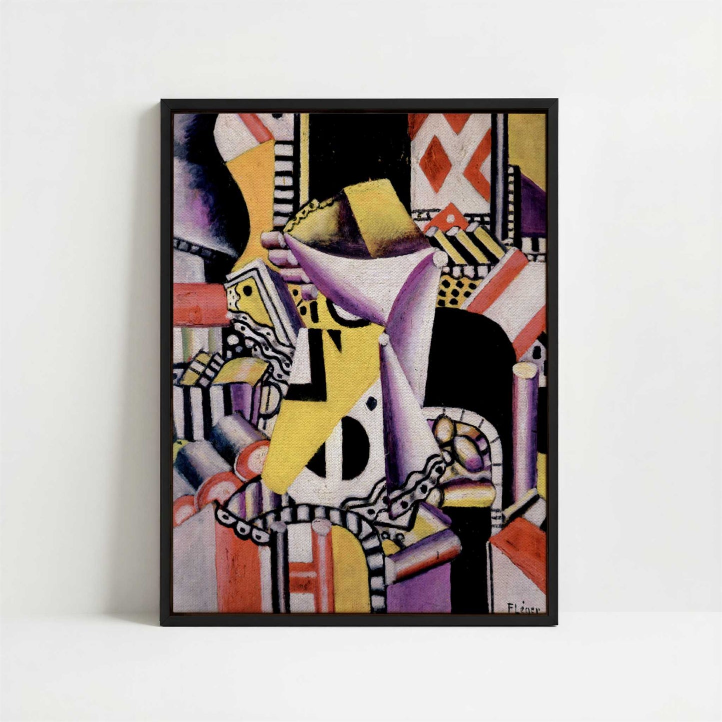 Framed Canvas - Framed canvas in black frame