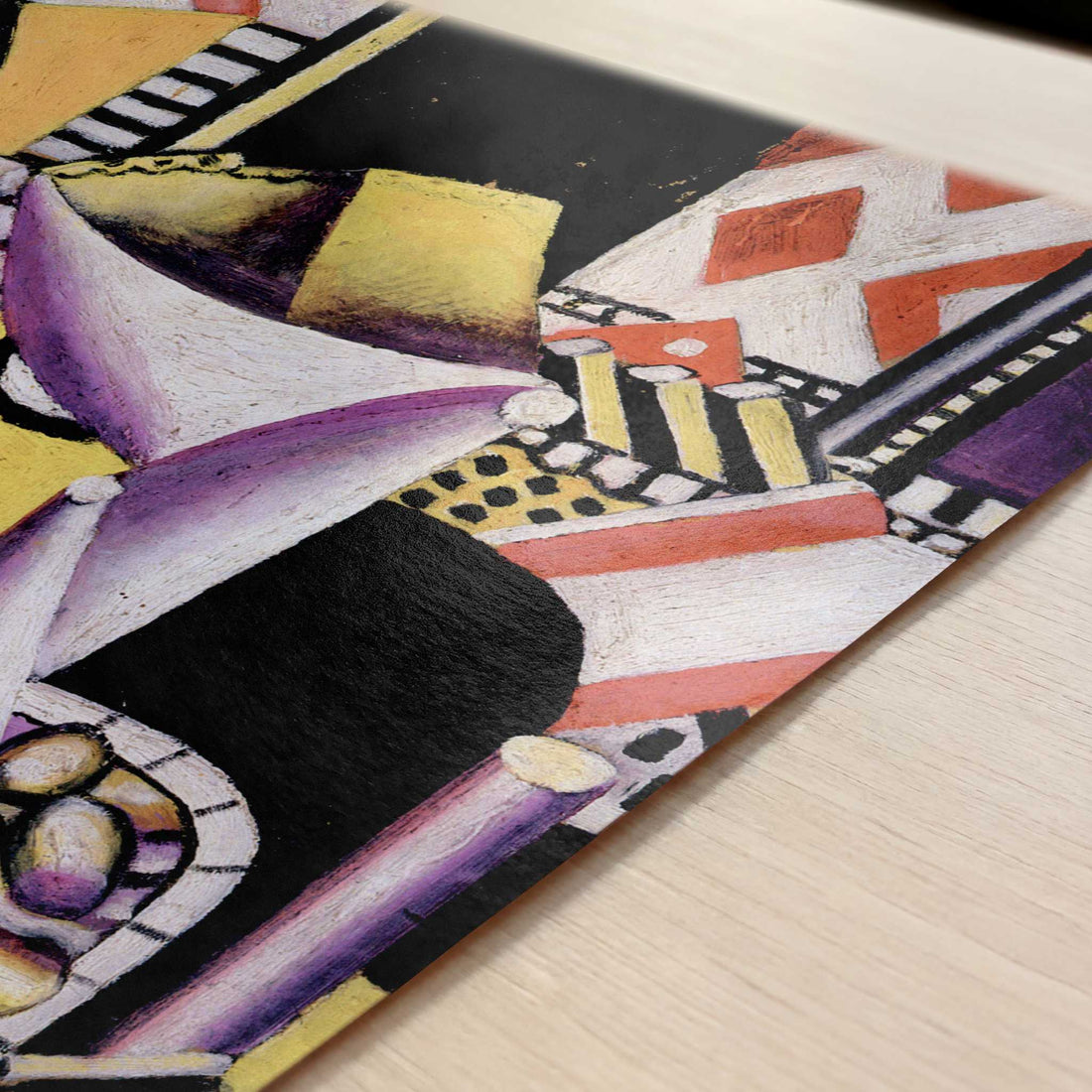 Still Life (1917) by Fernand Léger – Art Print - Close-up detail of the art print