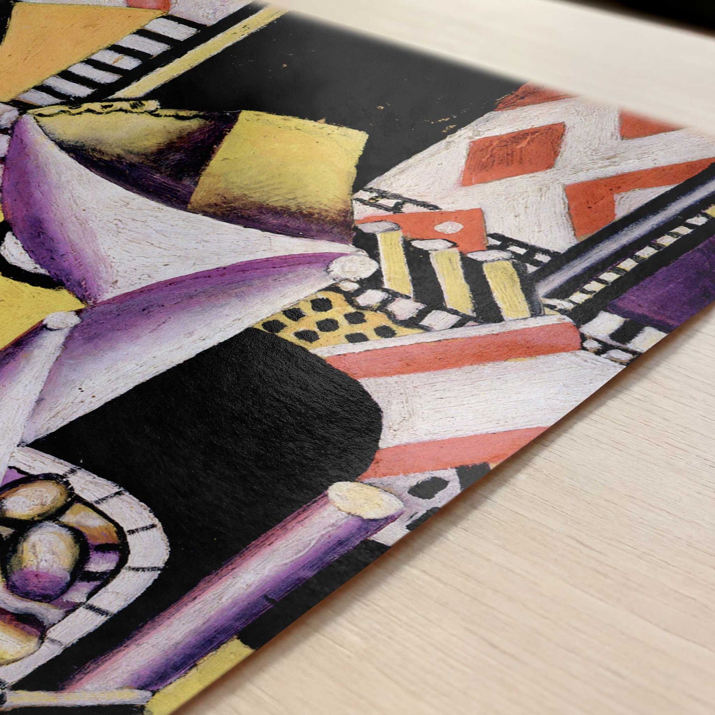 Still Life (1917) by Fernand Léger – Art Print - Close-up detail of the art print