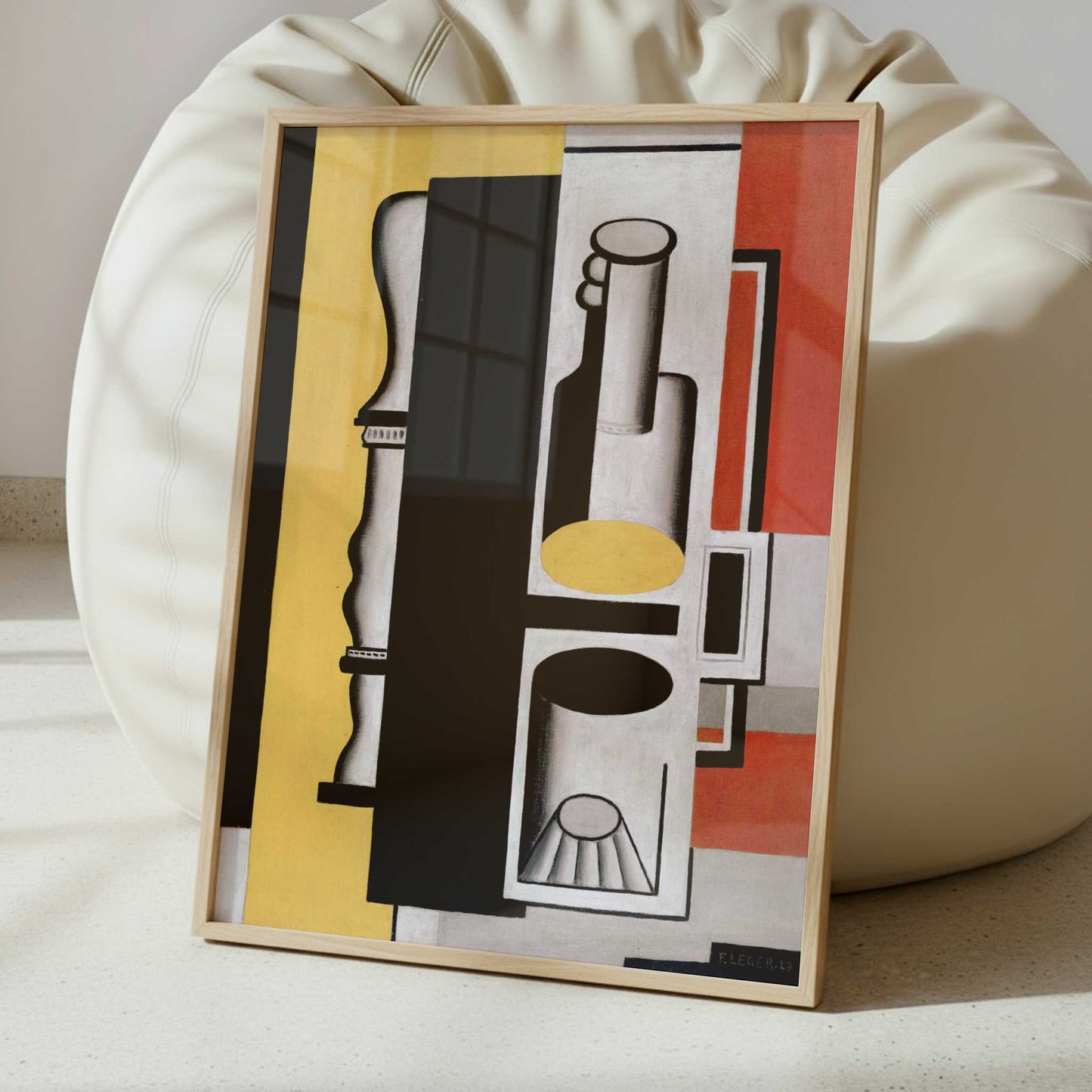 Still Life with Bottle (1927) by Fernand Léger – Art Print - Interior inspiration