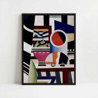 Framed Canvas - Framed canvas in black frame