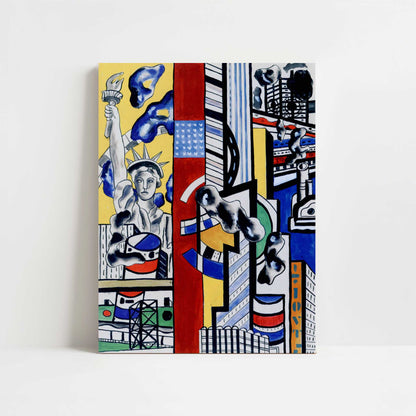 Study for a Cinematic Mural (1938-9) by Fernand Léger – Art Print - Unframed art print