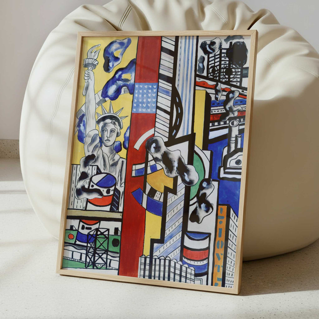 Study for a Cinematic Mural (1938-9) by Fernand Léger – Art Print - Interior inspiration