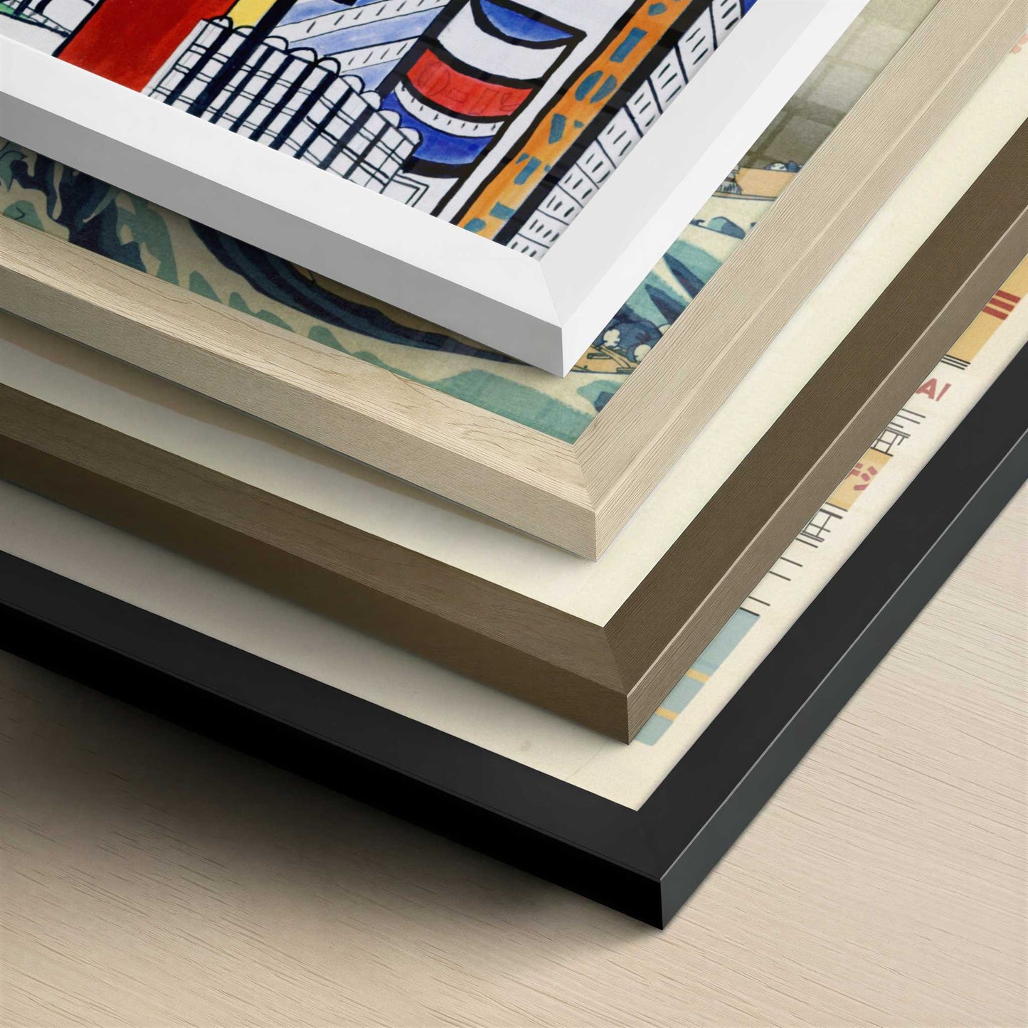 Study for a Cinematic Mural (1938-9) by Fernand Léger – Art Print - Close-up detail of the different frames