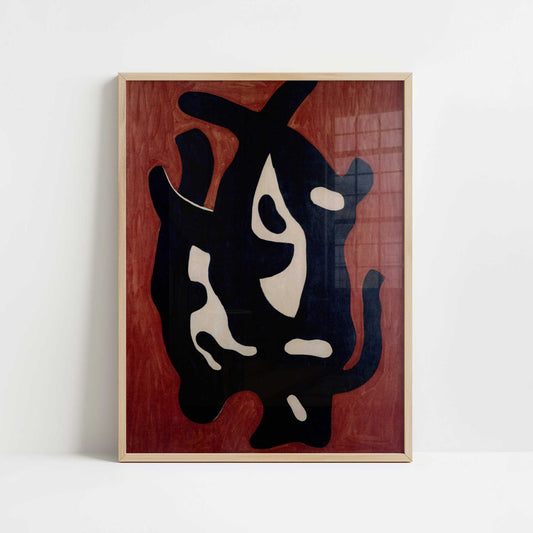 The Black Root (1941) by Fernand Léger – Art Print - Art print in oak frame