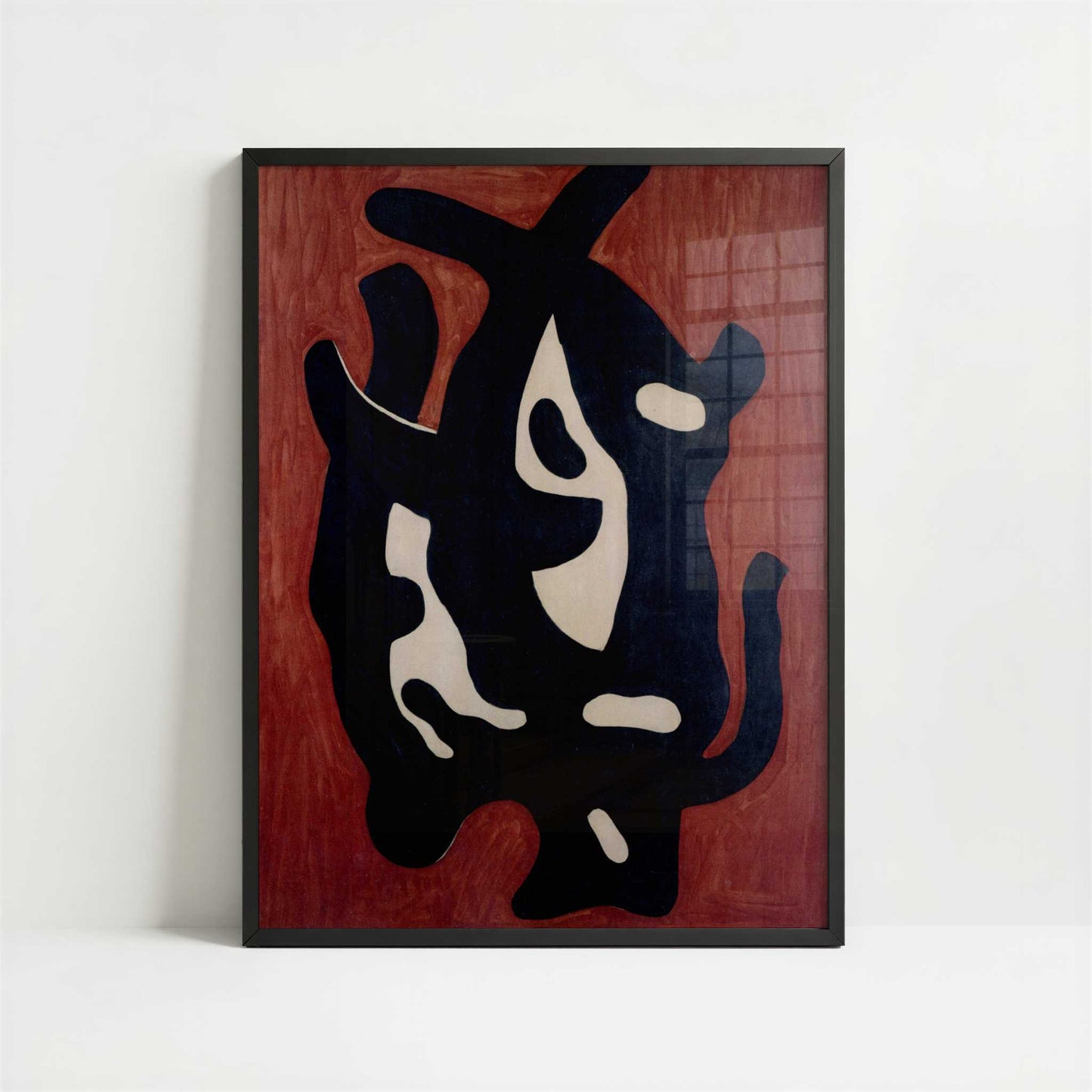 The Black Root (1941) by Fernand Léger – Art Print - Art print in black frame