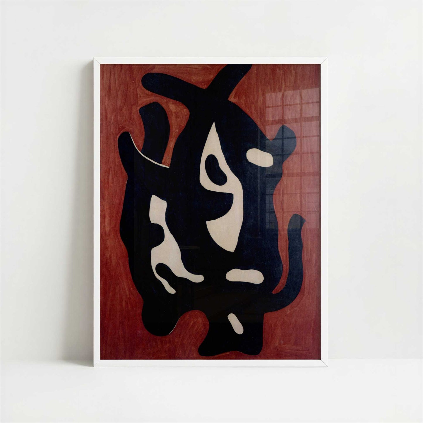 The Black Root (1941) by Fernand Léger – Art Print - Art print in white frame