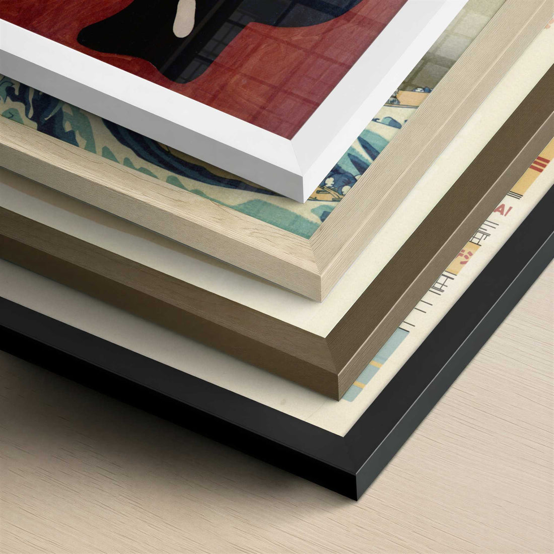 The Black Root (1941) by Fernand Léger – Art Print - Close-up detail of the different frames