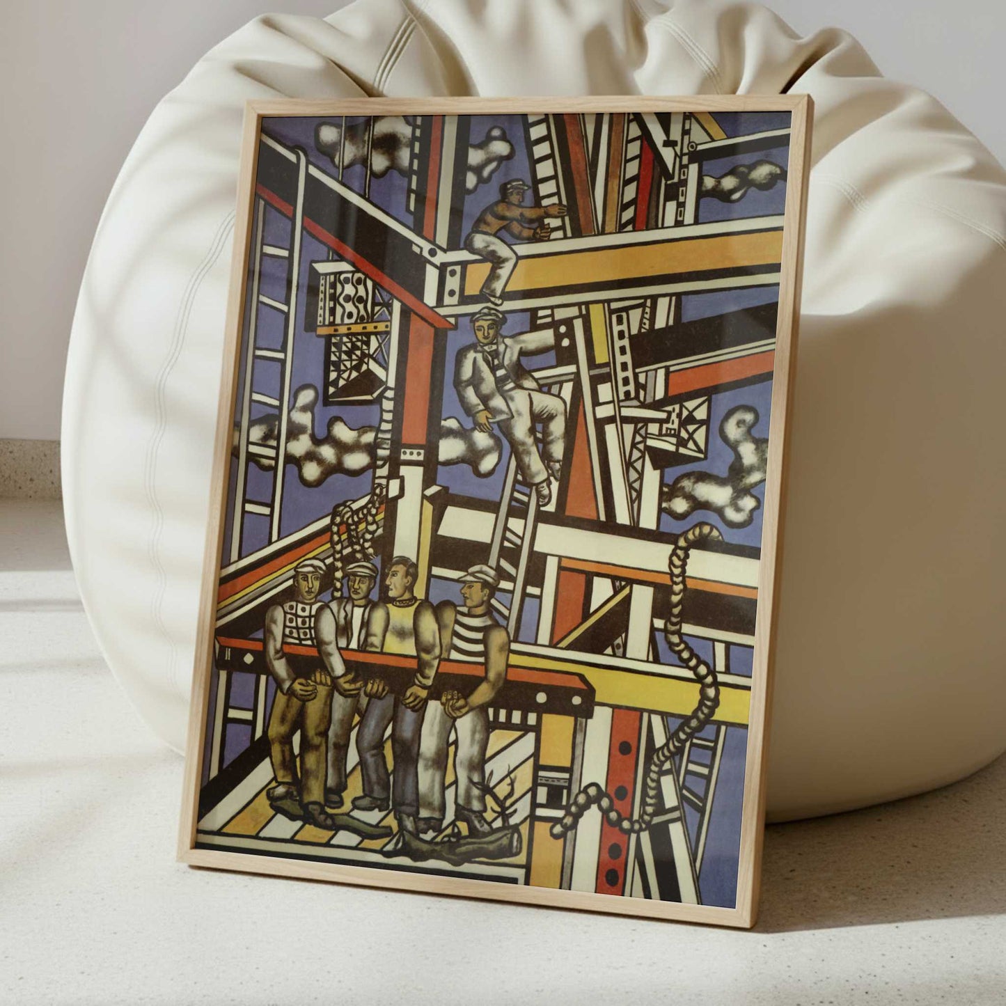 The Builders (1950) by Fernand Léger – Art Print - Interior inspiration