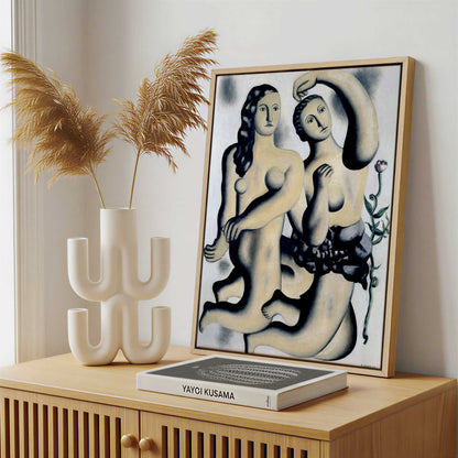 Framed Canvas - Framed canvas in a stylish interior setting