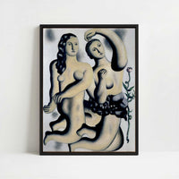 Framed Canvas - Framed canvas in black frame