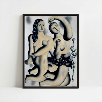 Framed Canvas - Framed canvas in black frame