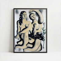 The Dance (1929) by Fernand Léger – Art Print - Art print in black frame