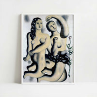 The Dance (1929) by Fernand Léger – Art Print - Art print in white frame