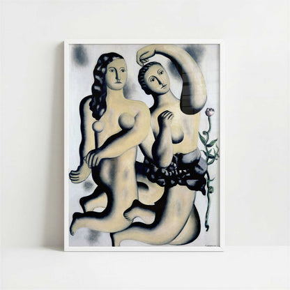 The Dance (1929) by Fernand Léger – Art Print - Art print in white frame