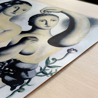 The Dance (1929) by Fernand Léger – Art Print - Close-up detail of the art print