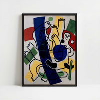 Framed Canvas - Framed canvas in black frame