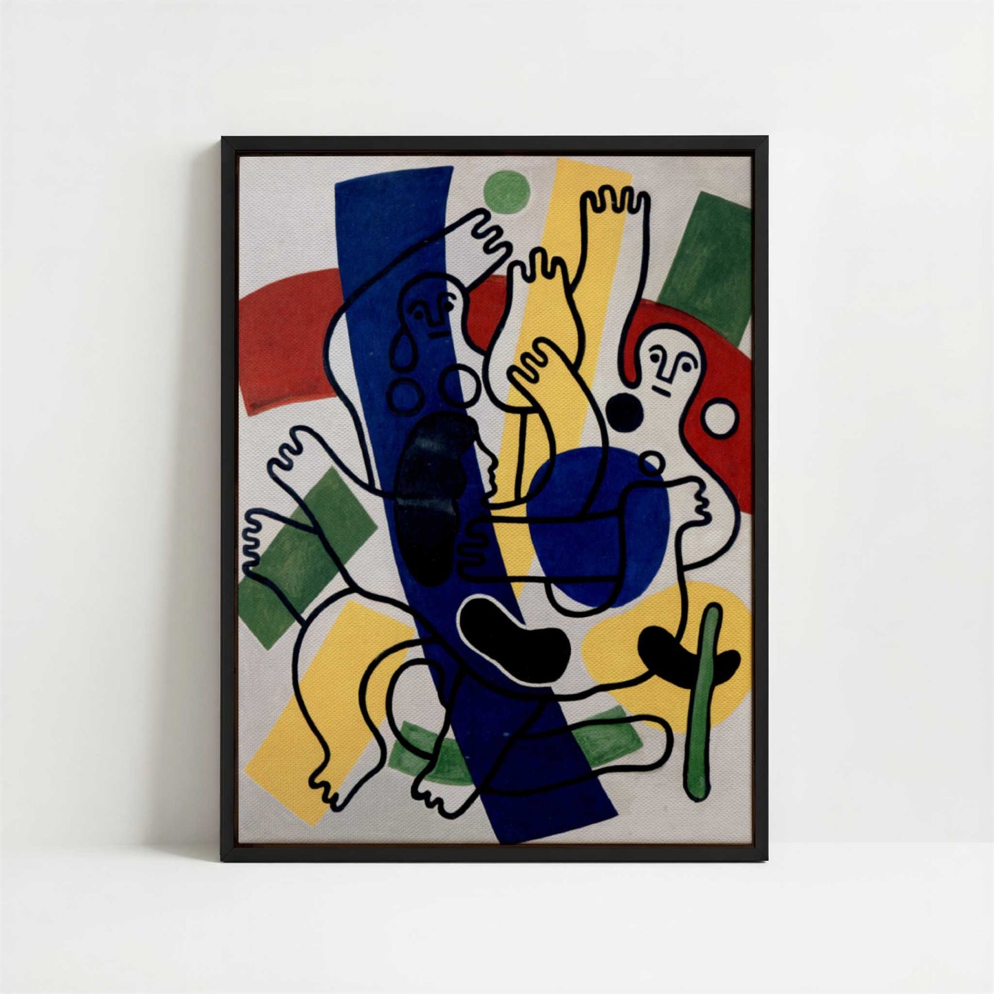 Framed Canvas - Framed canvas in black frame