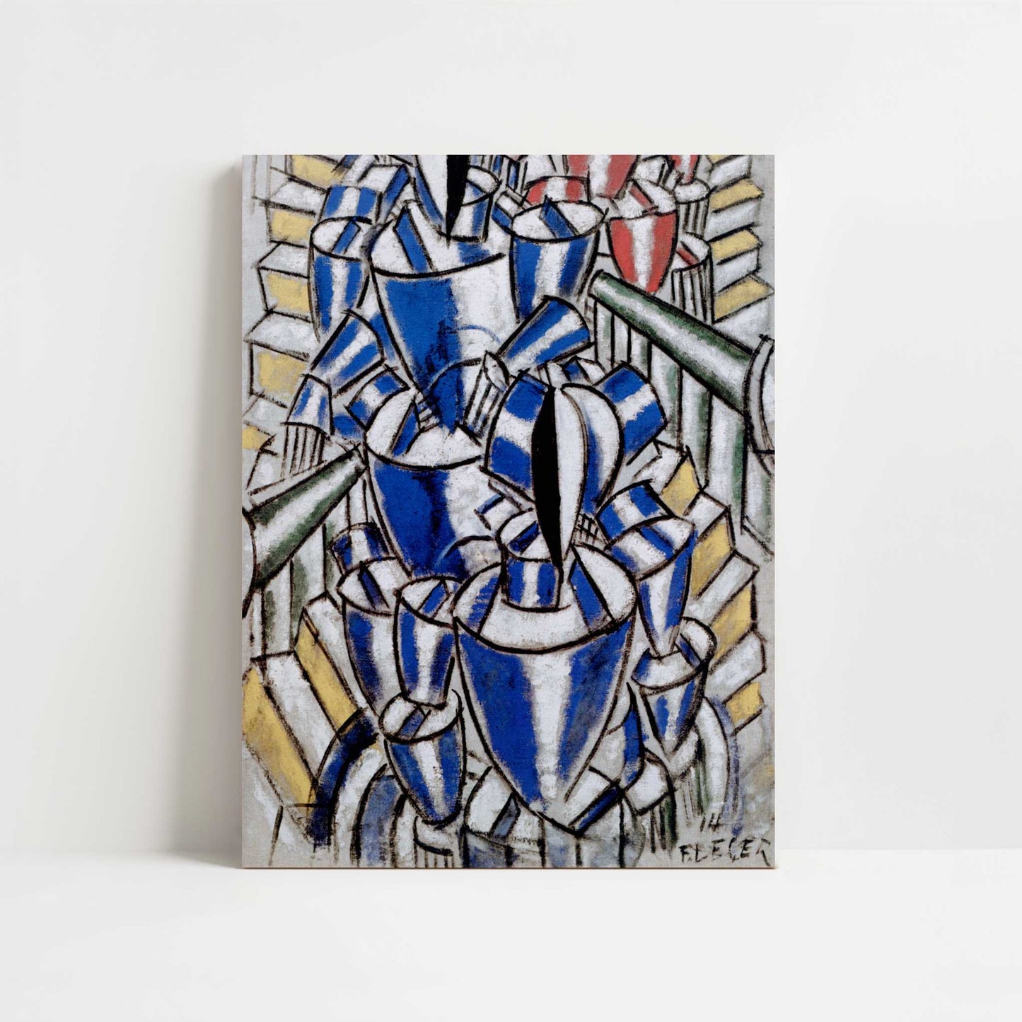 The Stairway (1914) by Fernand Léger – Art Print - Unframed art print