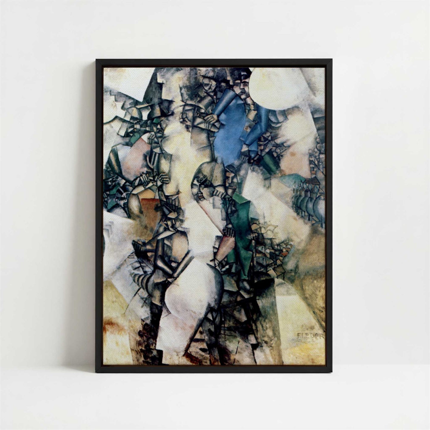 Framed Canvas - Framed canvas in black frame